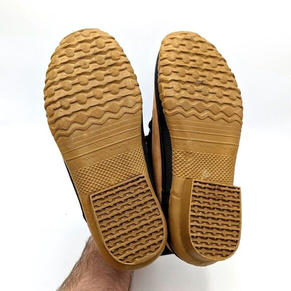 Vintage Women's 9 (40) American Eagle Rawhide & Tanned Leather Splash Duck Boots - Picture 5 of 7